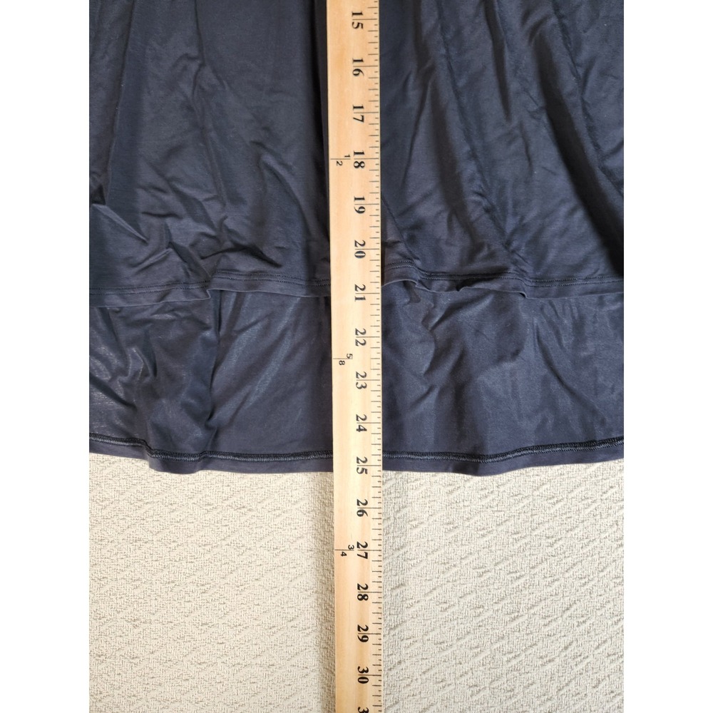 Lululemon Modal Relaxed-Fit Lounge Long Sleeve Top Women Size 12 Black - Picture 4 of 7